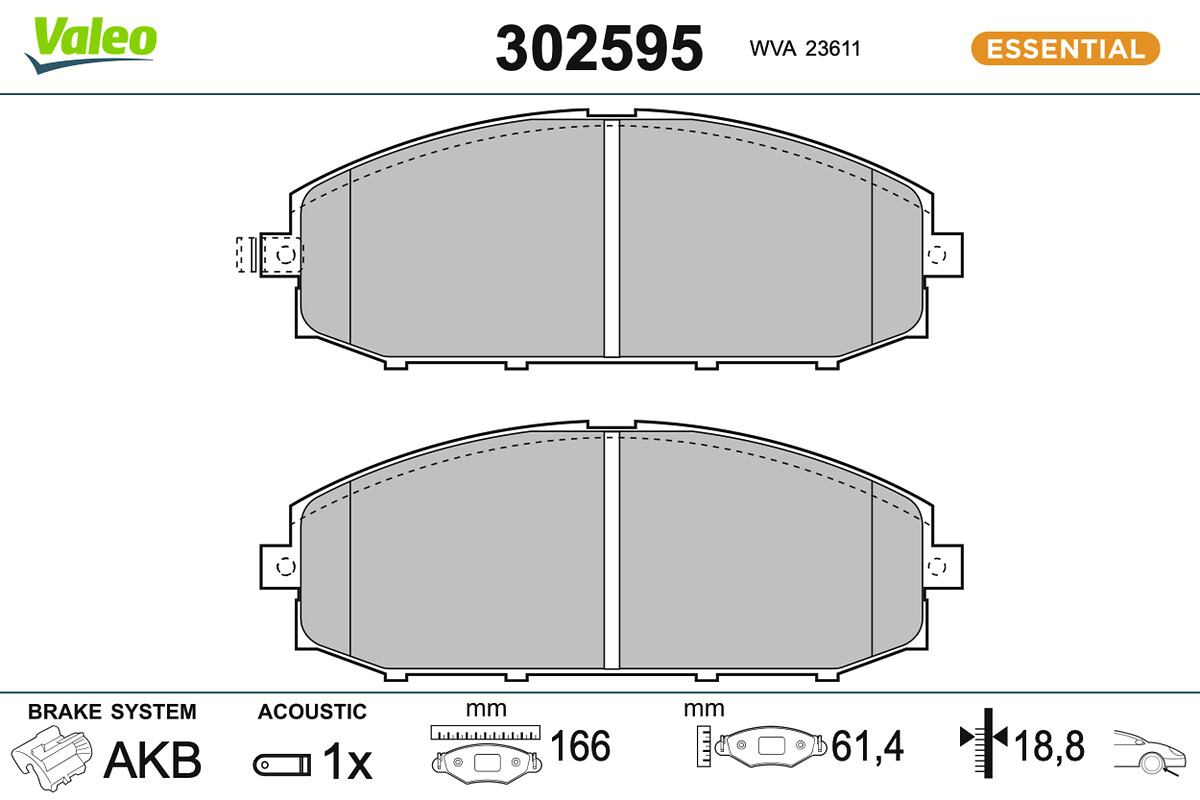 BRAKE PADS FIRST NISSAN PATROL GR FR